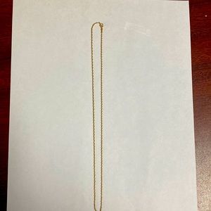 14K Gold Chain 2.04 AS IS Clasp Broken 18 Inches Long Stamped Marked